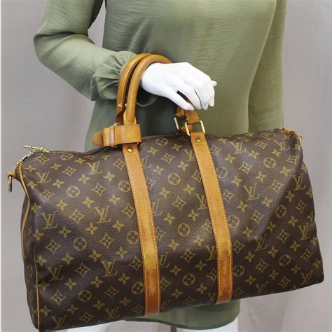 louis vuitton duffle bag keepall 45|Louis Vuitton duffle bag price.